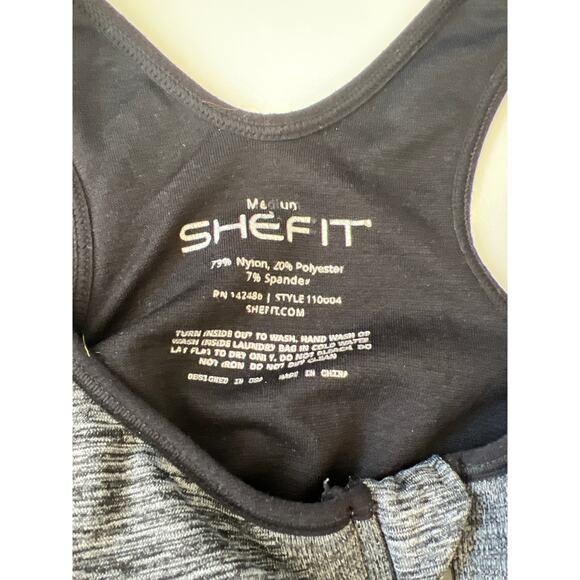 SheFit Perfect Lounge Bra in Graphite Women's M - Picture 7 of 7